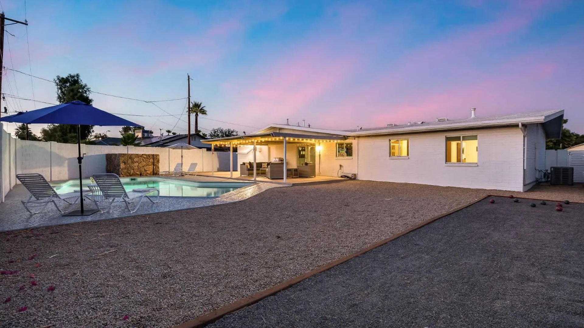 Desert Mirage Home -Retro Chic With Pool Grille & Bocce Scottsdale Semesterbostad